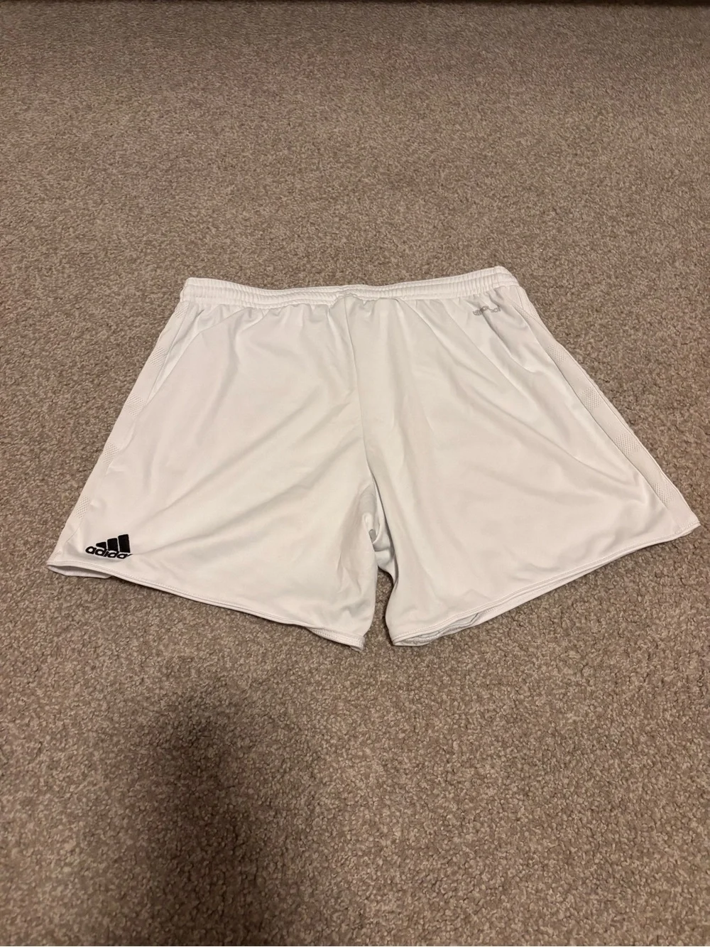 Adidas Athletic Shorts White Black
